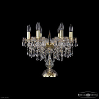 Настольная лампа с хрусталем Bohemia IVELE Crystal 1403L/6/141-39 G