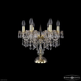 Настольная лампа с хрусталем Bohemia IVELE Crystal 1403L/6/141-39 G