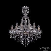 Большая хрустальная люстра Bohemia IVELE Crystal 1415/16+8/300/XL-106 Pa