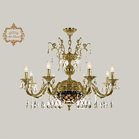 Хрустальная подвесная люстра Bohemia Art Classic 31.29.8.CK250SP.250GL.G.Sp.Amber.Blue.1E