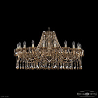 Большая хрустальная люстра Bohemia IVELE Crystal 1413/20/400 G M721