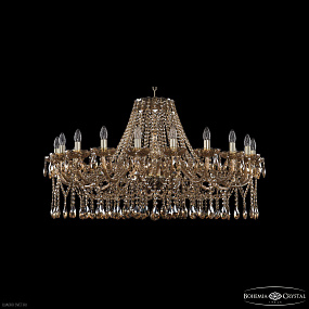 Большая хрустальная люстра Bohemia IVELE Crystal 1413/20/400 G M721