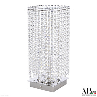 Хрустальная светодиодная настольная лампа APL LED Sicilia SH500.L4.15-38.B.Ni.4000