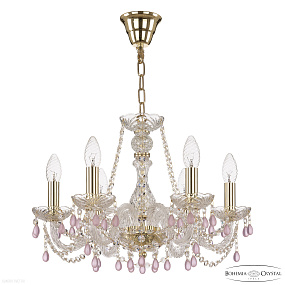 Хрустальная подвесная люстра Bohemia IVELE Crystal 112/6/165 G V7010