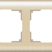 Рамка на 2 поста (шампань) Werkel WL12-Frame-02