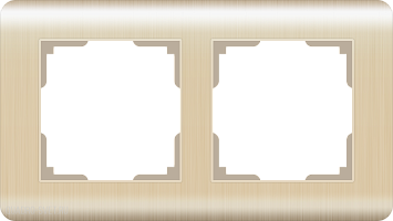 Рамка на 2 поста (шампань) Werkel WL12-Frame-02