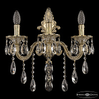 Бра с хрусталем Bohemia Ivele Crystal Florence 7101B14/3/175 B GW