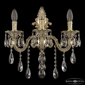 Бра с хрусталем Bohemia Ivele Crystal Florence 7101B14/3/175 B GW
