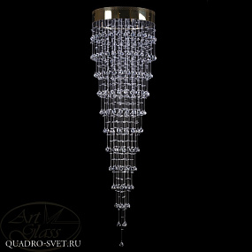 Люстра большая ARTGLASS JACQUELINE 400x1800 NICKEL CE