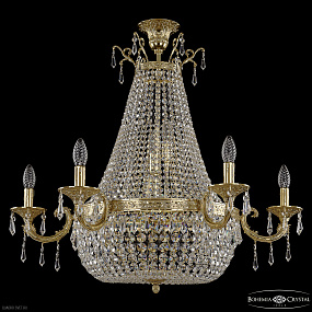 Подвесная хрустальная люстра Bohemia IVELE Crystal 2101H208/6/80IV/Y1 G