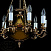 Люстра подвесная ARTGLASS DAFNE BRASS ANTIQUE