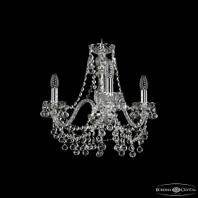 Хрустальная подвесная люстра Bohemia IVELE Crystal 1409/3/160 Ni