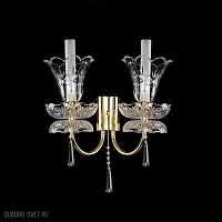 Бра с хрусталем ArtGlass ISABELL 02-WL-PB-CE