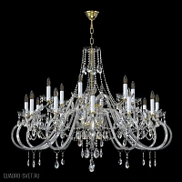 Большая хрустальная люстра ArtGlass MIRACLE 02-CH-B