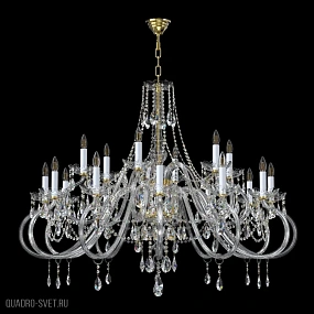 Большая хрустальная люстра ArtGlass MIRACLE 02-CH-B