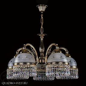 Люстра подвесная ARTGLASS CASSANDRA V. BRASS ANTIQUE CE