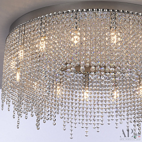 Хрустальная потолочная люстра APL LED Sicilia SH02.73.B.Ni.E14.PK