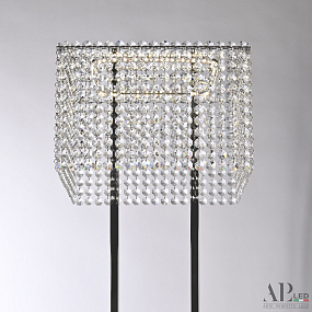 Хрустальный светодиодный торшер APL LED Sicilia SH500.T1.30-150.A.Ni.4000