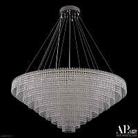 Большая хрустальная светодиодная люстра APL LED Sicilia SH13.100.C.Ni.4000