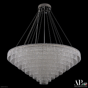 Большая хрустальная светодиодная люстра APL LED Sicilia SH13.100.C.Ni.4000