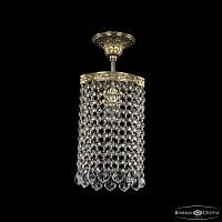 Хрустальный подвесной светильник Bohemia IVELE Crystal 19203/15IV G Leafs