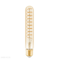 Светодиодная лампа Т30, 1x4W(E27), 1600K, 180lm, стекло, янтарный EGLO LM_LED_E27 110202