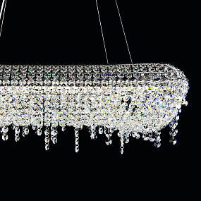 Хрустальная потолочная светодиодная люстра APL LED Rimini S504.0.60.F.4000