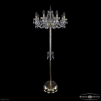Торшер с хрусталем Bohemia IVELE Crystal 1402T2/8/195-160 G