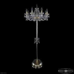 Торшер с хрусталем Bohemia IVELE Crystal 1402T2/8/195-160 G