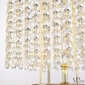 Хрустальная светодиодная настольная лампа APL LED Rimini S500.L4.15-38.A.3000.Gold