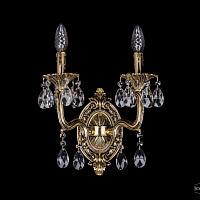 Бра литое с хрусталем Bohemia IVELE Crystal 1702B/2/110/A/GB