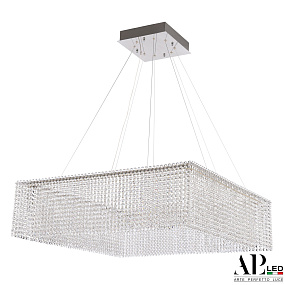 Большая хрустальная светодиодная люстра APL LED Sicilia SH04.86.A.Ni.4000