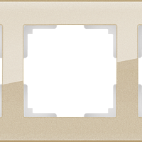 Рамка на 3 поста (шампань) Werkel WL01-Frame-03