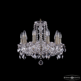 Хрустальная подвесная люстра Bohemia IVELE Crystal 1402/10/141/Pa