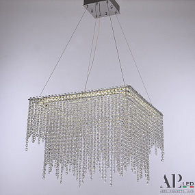 Хрустальная подвесная светодиодная люстра APL LED Sicilia SH04.52.D.Ni.4000