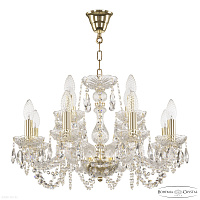 Хрустальная подвесная люстра Bohemia IVELE Crystal 119/8+4/200 G