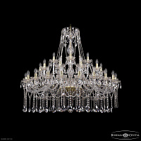 Большая хрустальная люстра Bohemia IVELE Crystal 1413/20+10+5/460 G