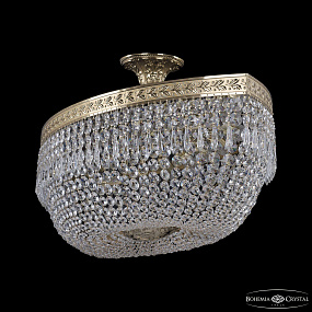 Хрустальная потолочная люстра Bohemia IVELE Crystal 19013/100IV G