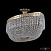 Хрустальная потолочная люстра Bohemia IVELE Crystal 19013/100IV G