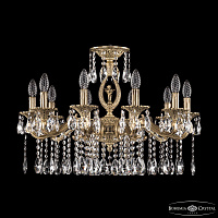 Подвесная хрустальная люстра Bohemia Ivele Crystal Verona 72402/10/210 A FP FA10S