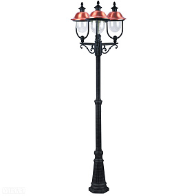Напольный уличный светильник Arte Lamp BARCELONA A1486PA-3BK