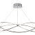 Подвесная светодиодная люстра Maytoni Weave MOD062PL-L56CH3K