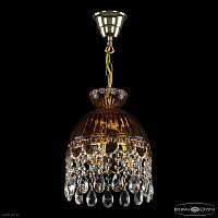 Хрустальный подвесной светильник Bohemia IVELE Crystal 5478/22 G Amber/M-1G