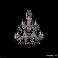 Большая хрустальная люстра Bohemia IVELE Crystal 1411/10+5+5/360/2d G