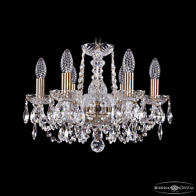 Хрустальная подвесная люстра Bohemia IVELE Crystal 1402/6/141/Pa