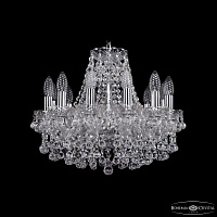 Хрустальная подвесная люстра Bohemia IVELE Crystal 1409/12/141 Ni
