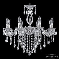 Подвесная хрустальная люстра Bohemia Ivele Crystal Florence 71402/8/210 B NW FA4S