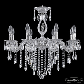 Подвесная хрустальная люстра Bohemia Ivele Crystal Florence 71402/8/210 B NW FA4S