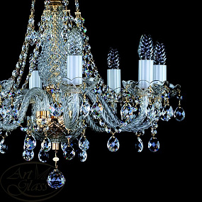 Люстра подвесная ARTGLASS MAGDA VIII. FULL CUT