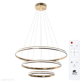 Подвесная светодиодная люстра Arte Lamp MERIDIANA A2198SP-3GO